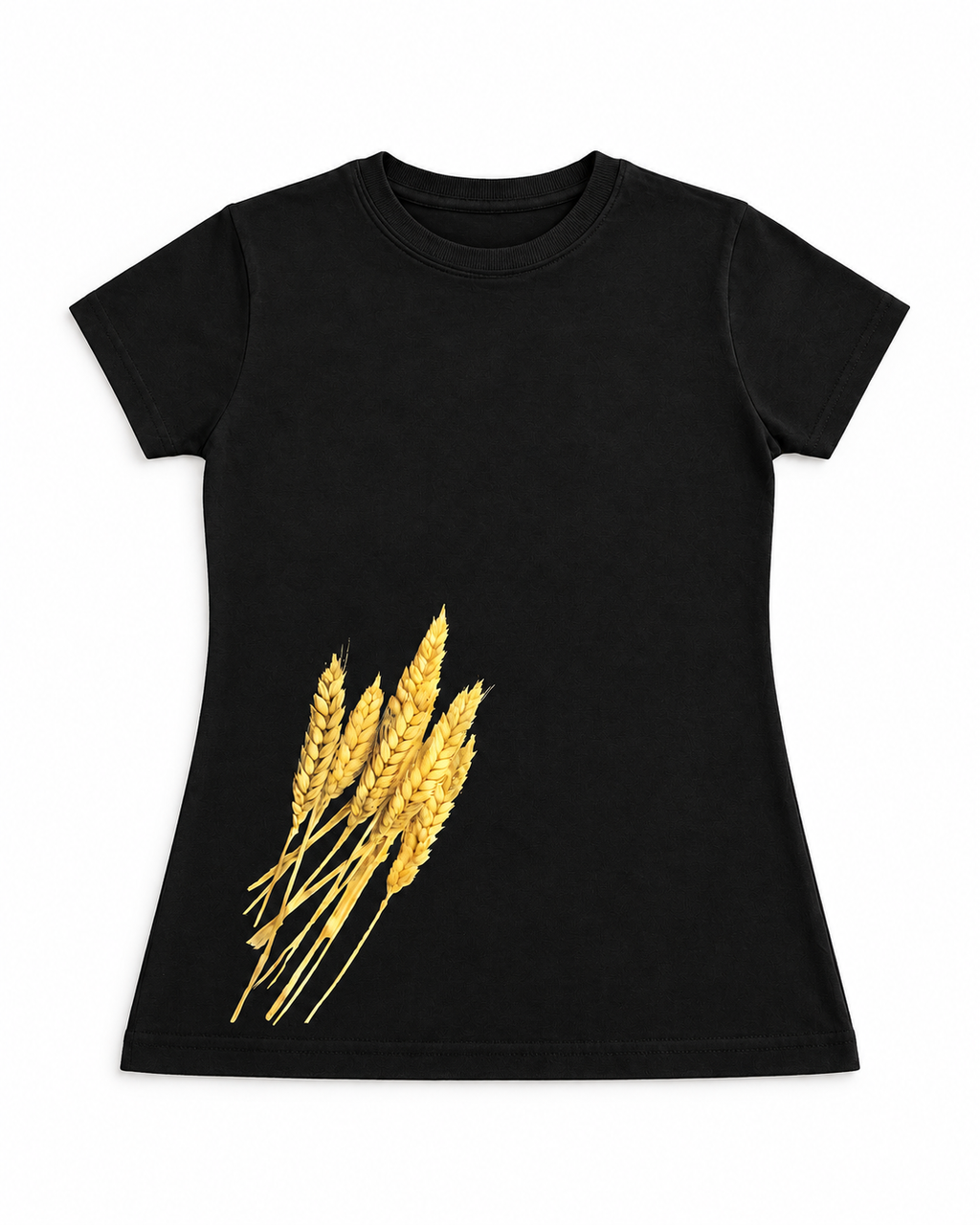 Wheat Stalks Tee - Black